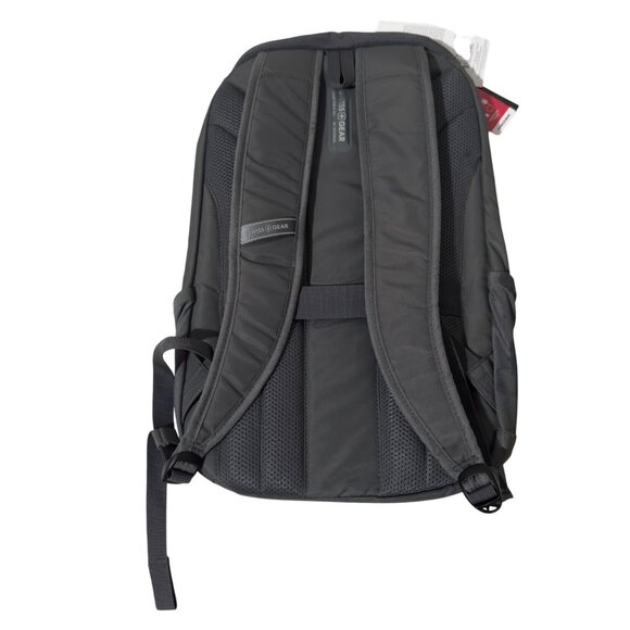 Swissgear Laptop Backpack Charcoal Gray With Padded Straps & Side Pockets school - Picture 2 of 16